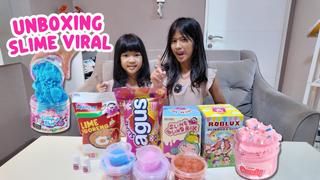 DISTA UNBOXING SLIME BERBAGAI KARAKTET UNIK JOYBOX SLIME VIRAL!! #viralvideo 