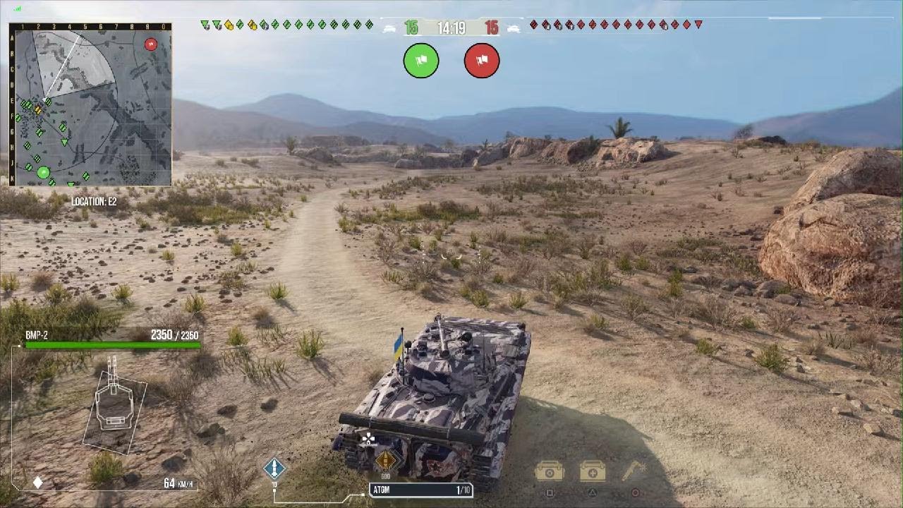 World of Tanks BMP-2 5 kills gameplay 1