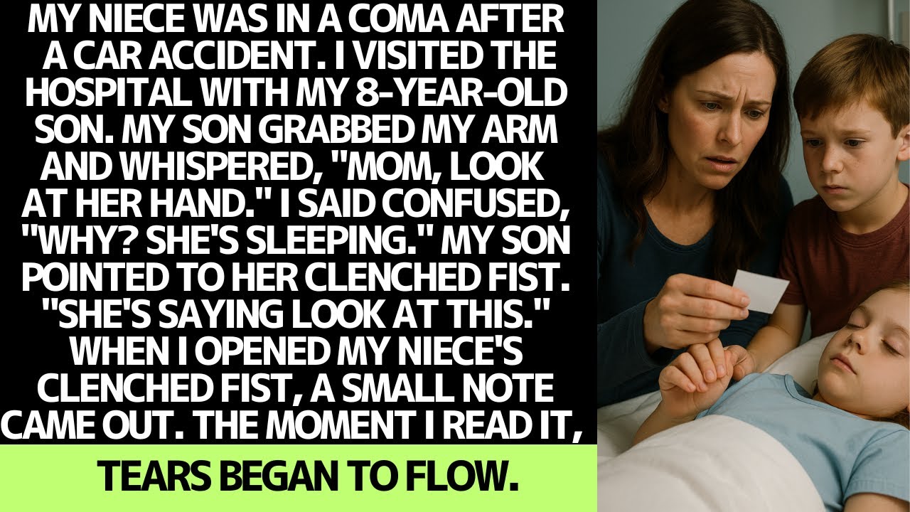 My niece was in a coma after a car accident.
