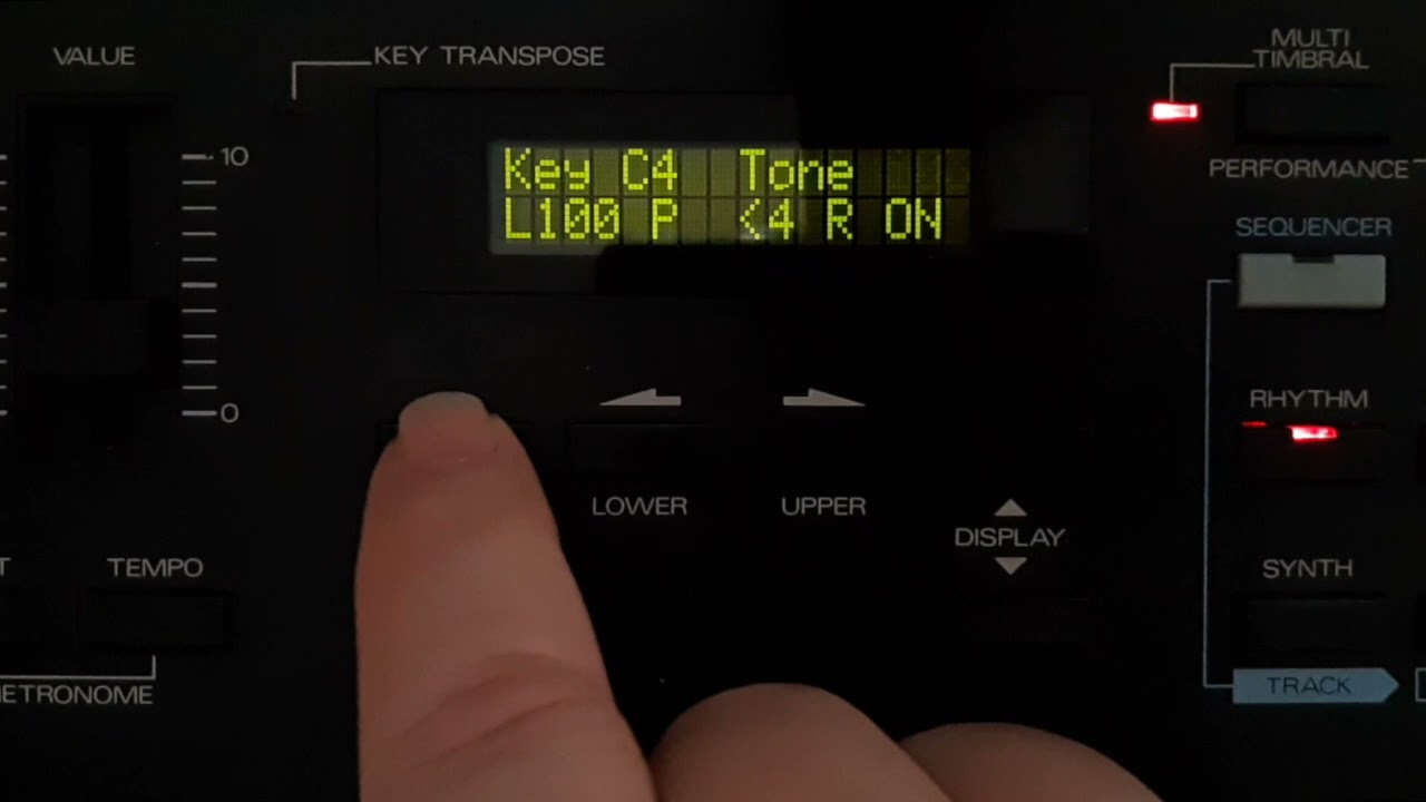 Roland D-20 № 7. Создание лупов. Creating loops.