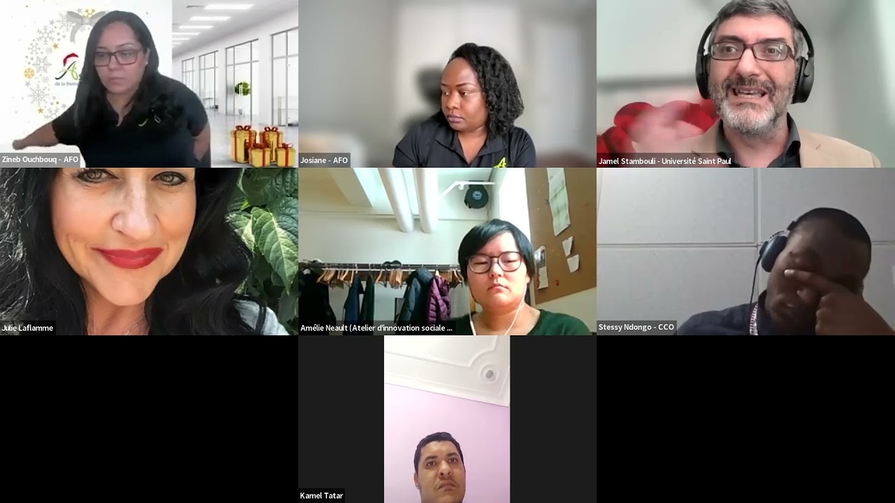 Formation virtuelle de l'AFO : Transformer vos objectifs en projets à impacts par Jamel Stambouli