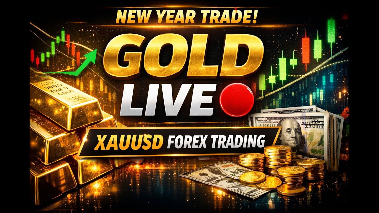 XAUUSD LIVE 🔴 Gold Forex Trading | 2026 New Year Live Market Session