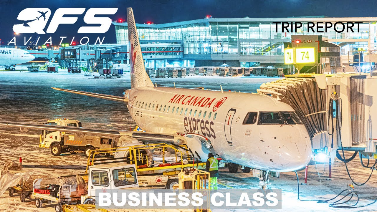 TRIP REPORT | Air Canada Express - E175 - New York (LGA) to Montréal (YUL) | Business Class