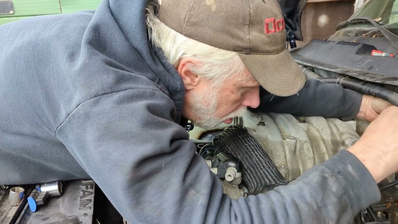 Mopar Dodge Ram 3500  replacing throttle body, upper intake and valve cover gaskets part 4