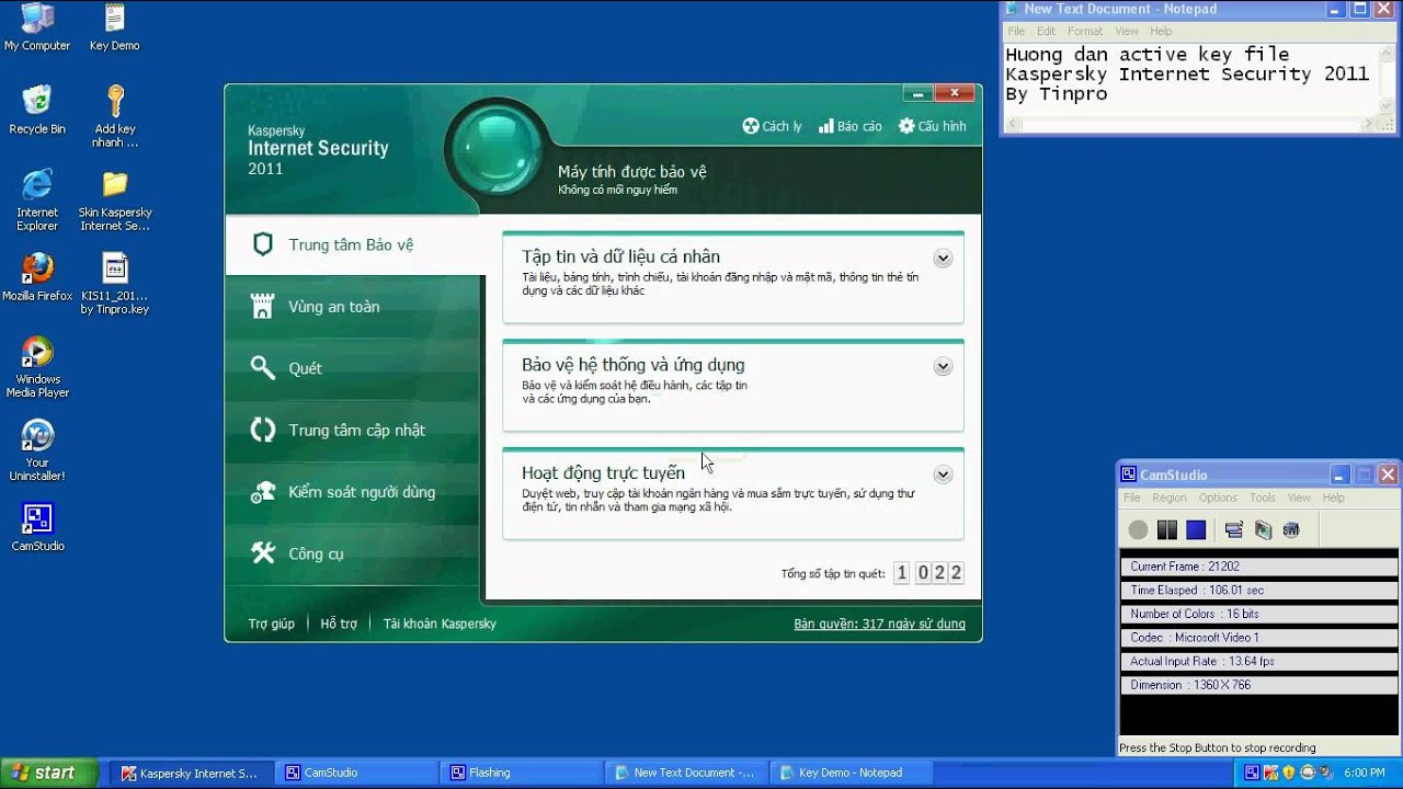 3 Cach active key file KIS2011 by Tinpro