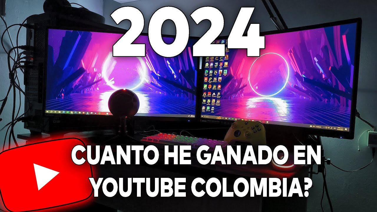 ¡¿Cuanto se gana en YOUTUBE COLOMBIA canal PEQUEÑO 2025?? - Vale la pena ?