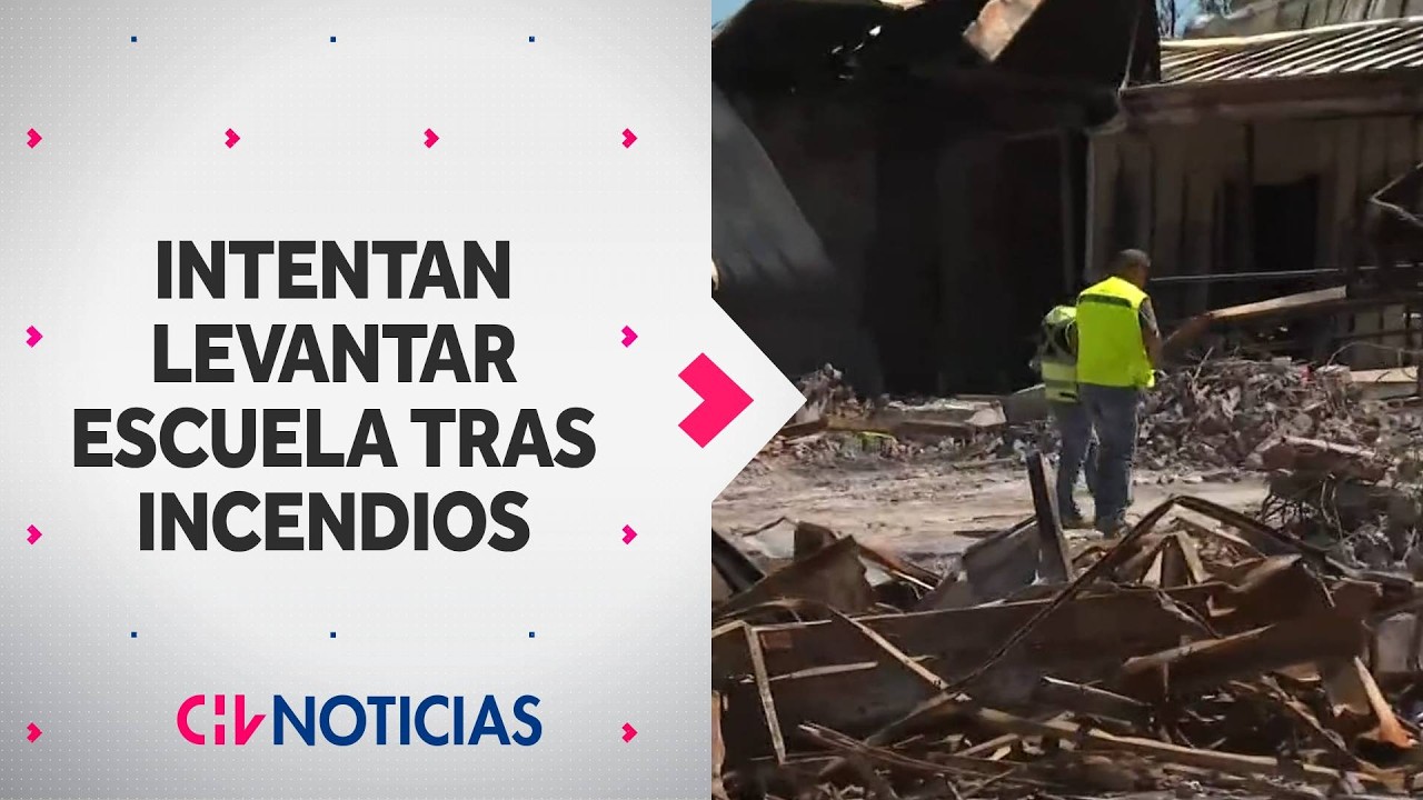 A un mes del incendio: Intentan levantar escuela modular en tiempo récord en Punta de Parra