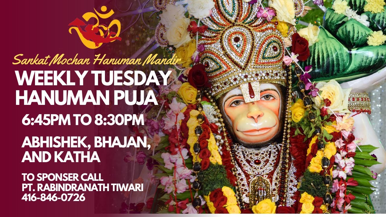 Hanuman Puja, Abhishek & Katha Mar 17th, 2026