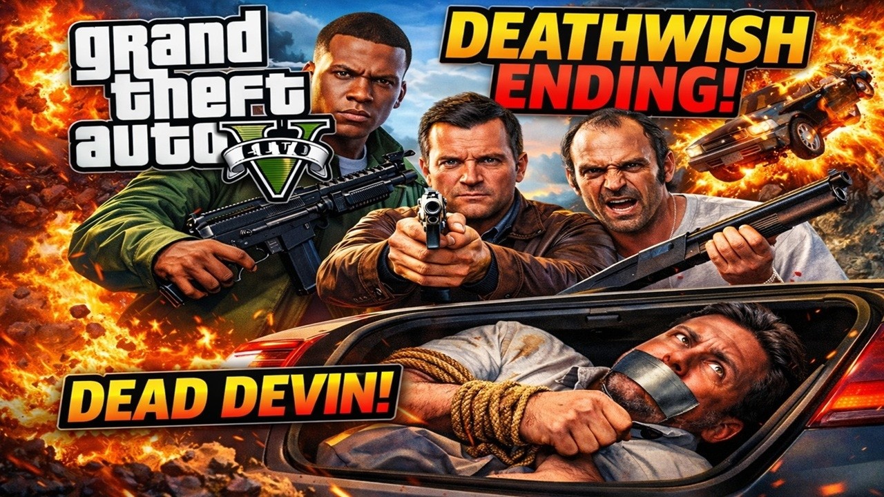 ये था GTA 5 का असली END 😢 Last Mission Deathwish Ending