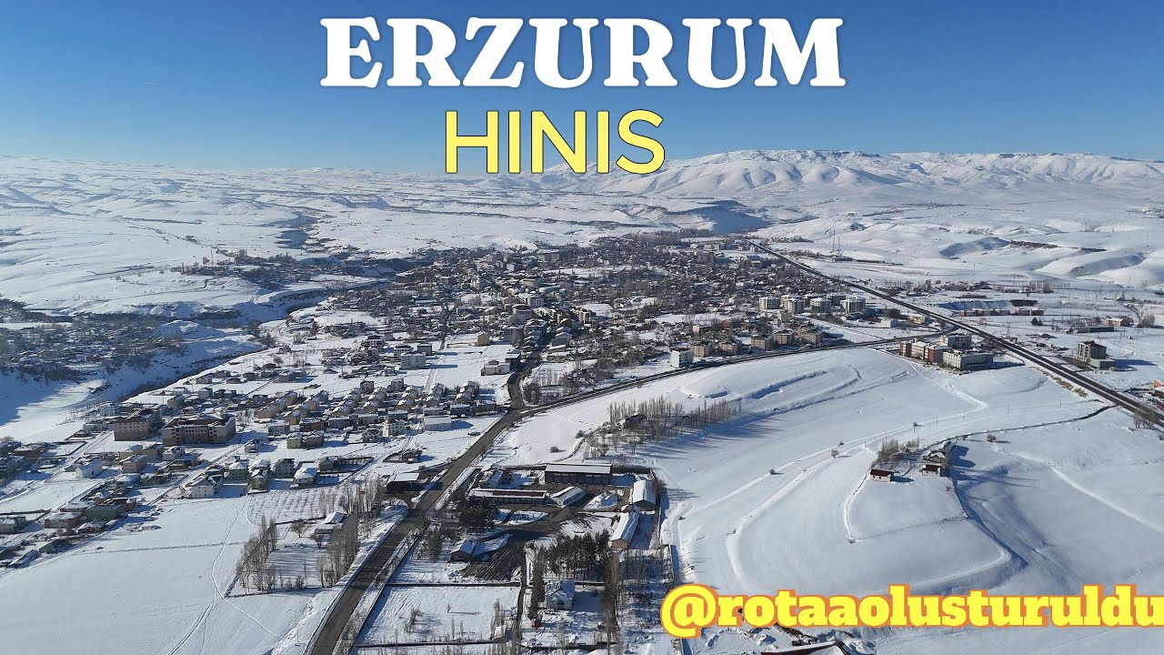 ERZURUM HINIS KAR İLE GÖRÜNTÜSÜ 4K ŞUBAT 2025- @rotaaolusturuldu