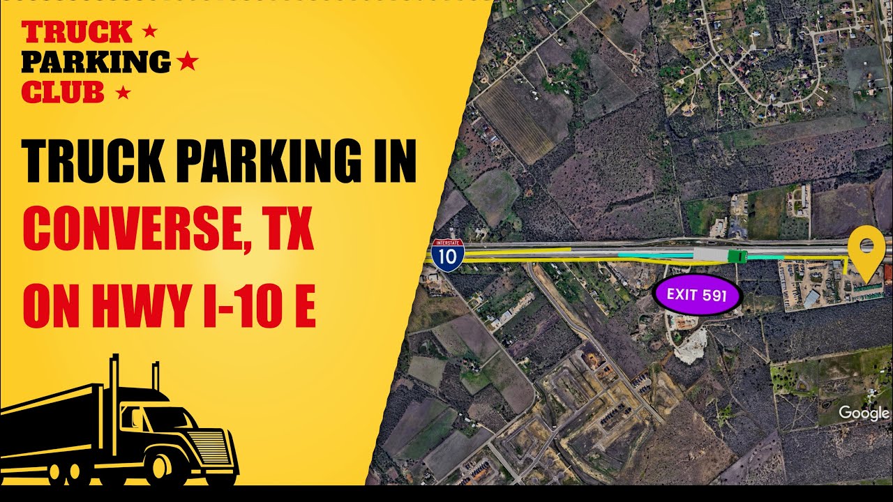 Converse, TX TruckParking on Hwy I-10 E!