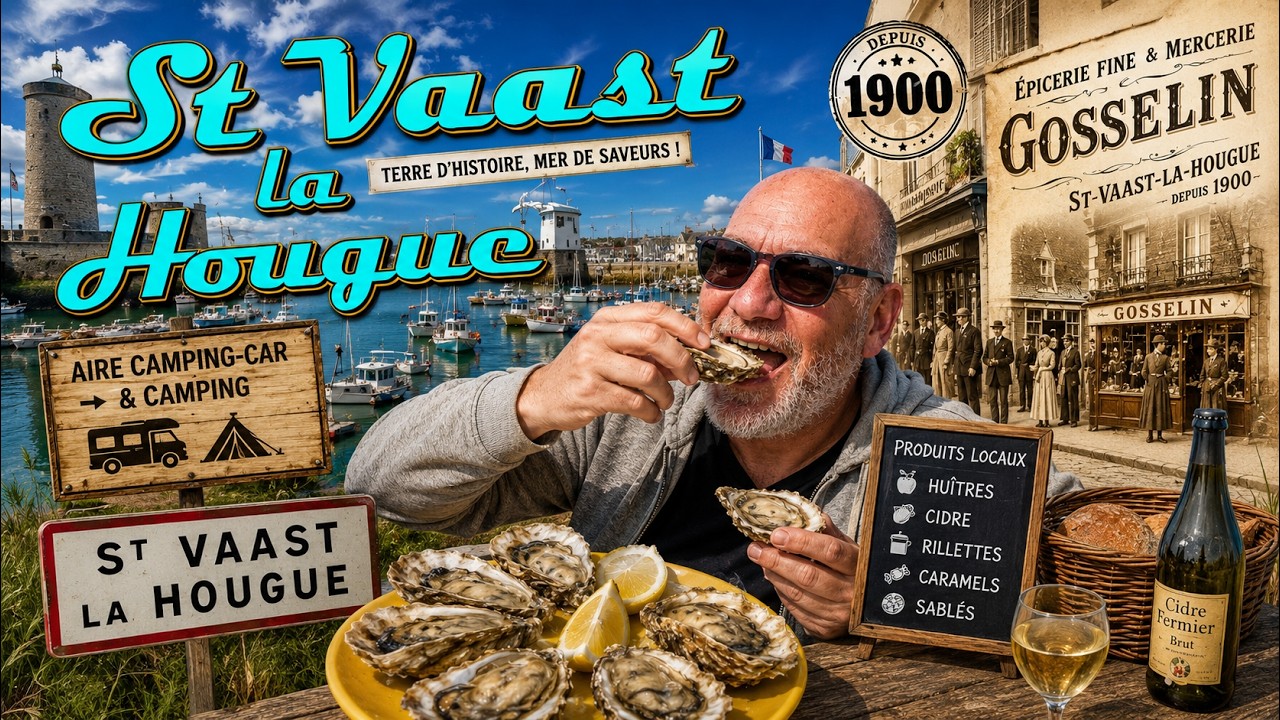 ST VAAST LA HOUGUE  :Visiter ST VAAST ILE de TATIHOU !!!! #Campingcar #vanlife #nomade