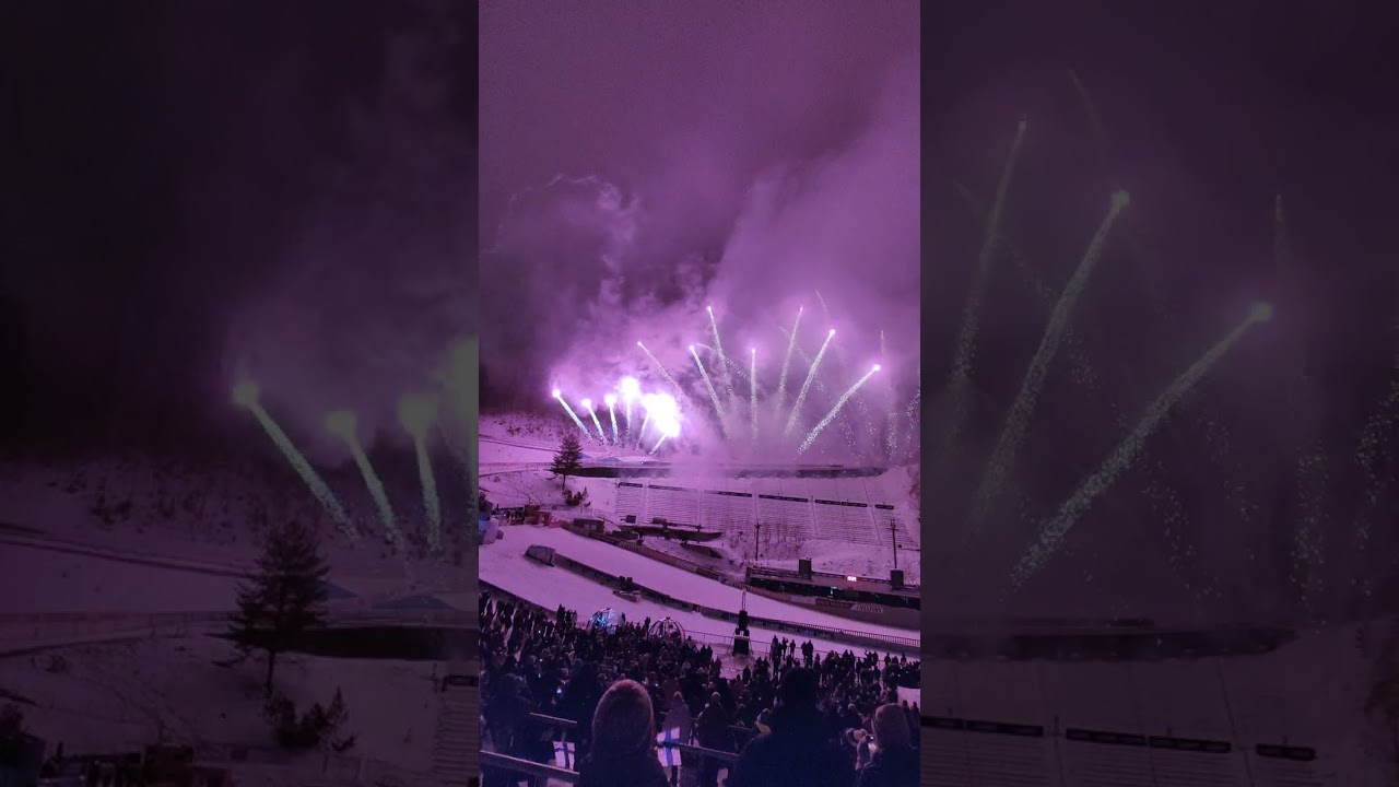 #salpausselänkisat iltamäen juhlailotulitus kisamontusta nähden 🎆 2024
