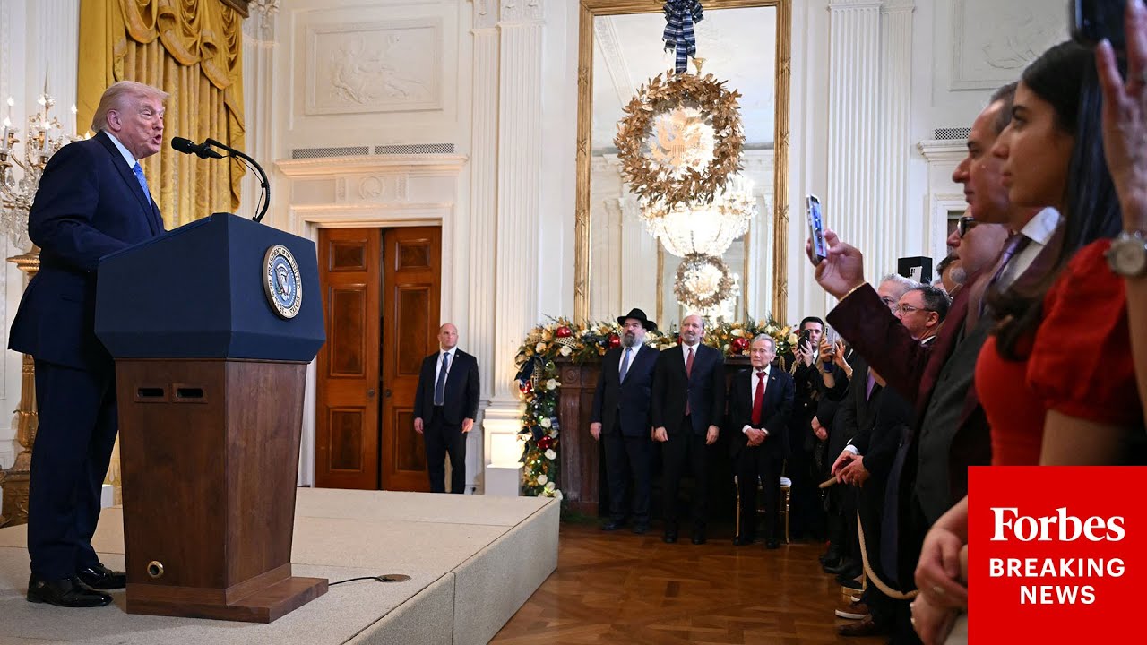 BREAKING NEWS: President Trump Holds A Hanukkah Event At The White House