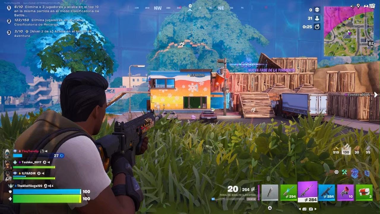 Fortnite / Nivel 146 / Recarga Clasificatoria / Élite 19%