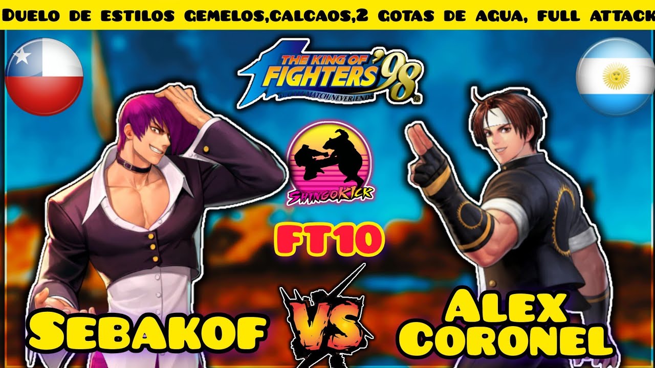 🔥Duelo de Gemelos ♊🔥🇨🇱NewSebakof🇨🇱🆚🇦🇷Alex Coronel🇦🇷 FT10 #kof98 