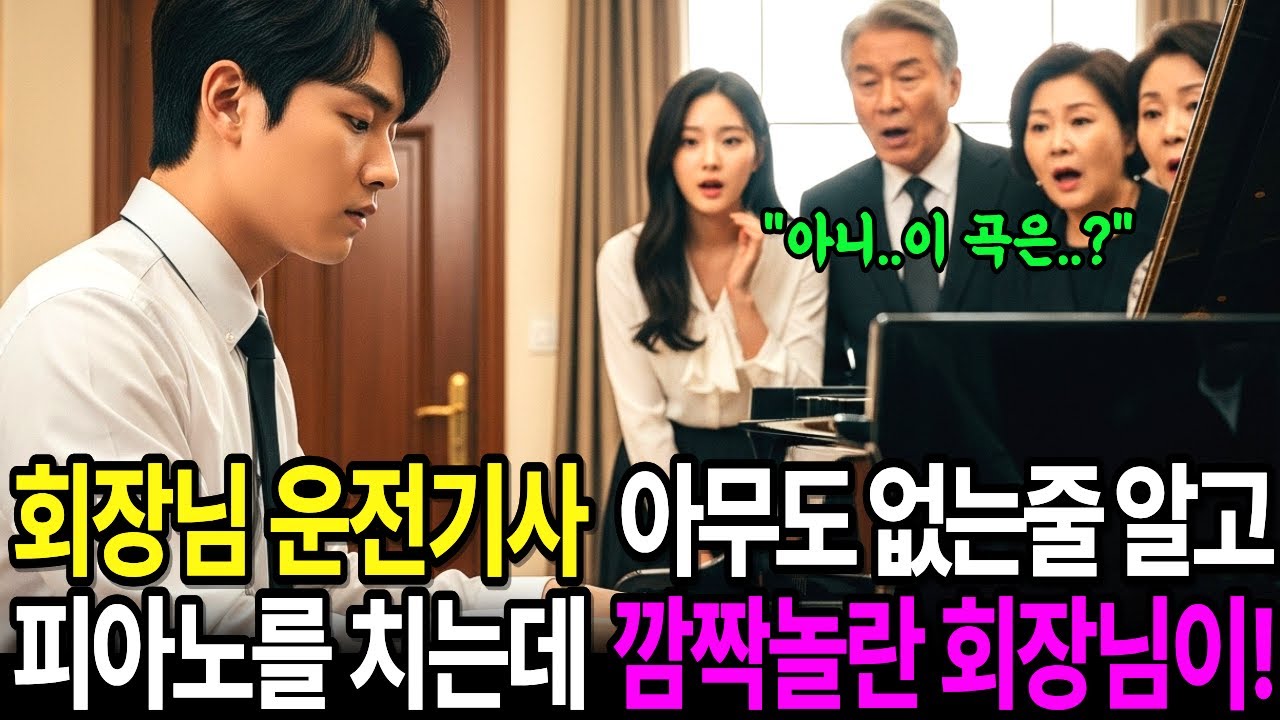쇼팽 국제 콩구르 출신 운전기사가 피아노에 앉은 순간, 재벌회장님은 깜짝놀라 숨을 멈추는데…ㅣ오디오북ㅣ시니어사연ㅣ사연라디오