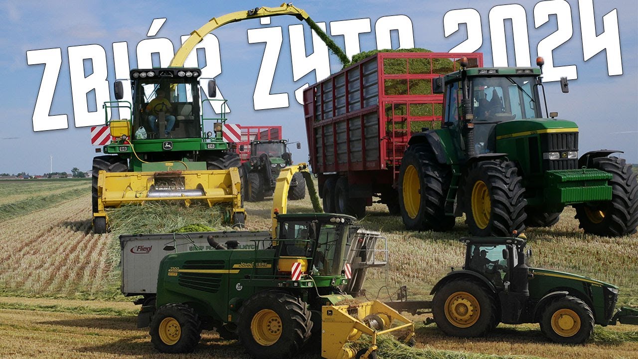 🔥ZBIÓR ŻYTA NA DUŻĄ SKALE 2024🔥8x JOHN DEERE🔥7810🔥8R🔥7R🔥ENGINE SOUNDS🔥GR PUTZ🔥