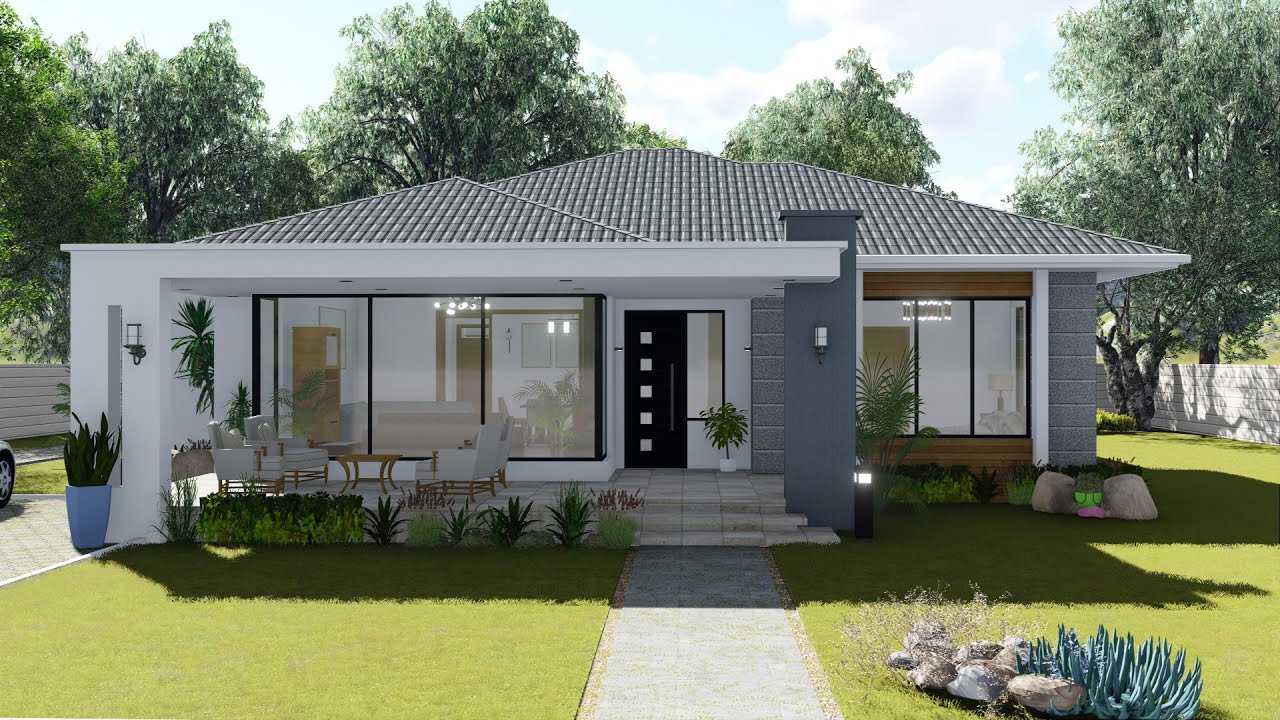 Classic 3 Bedroom House Design with a Modern Twist | 15 x 12 meters -140sqm