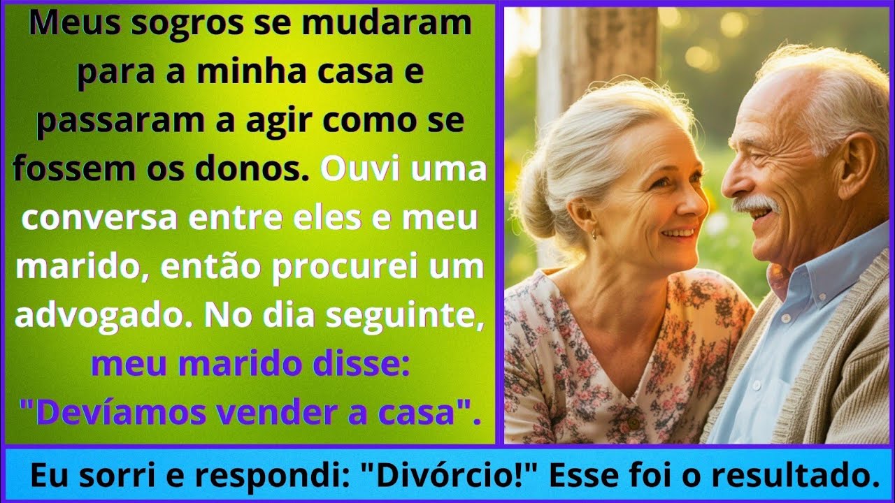 Meus sogros se mudaram para minha casa e se comportaram estranho. Até que eu descobri uma...