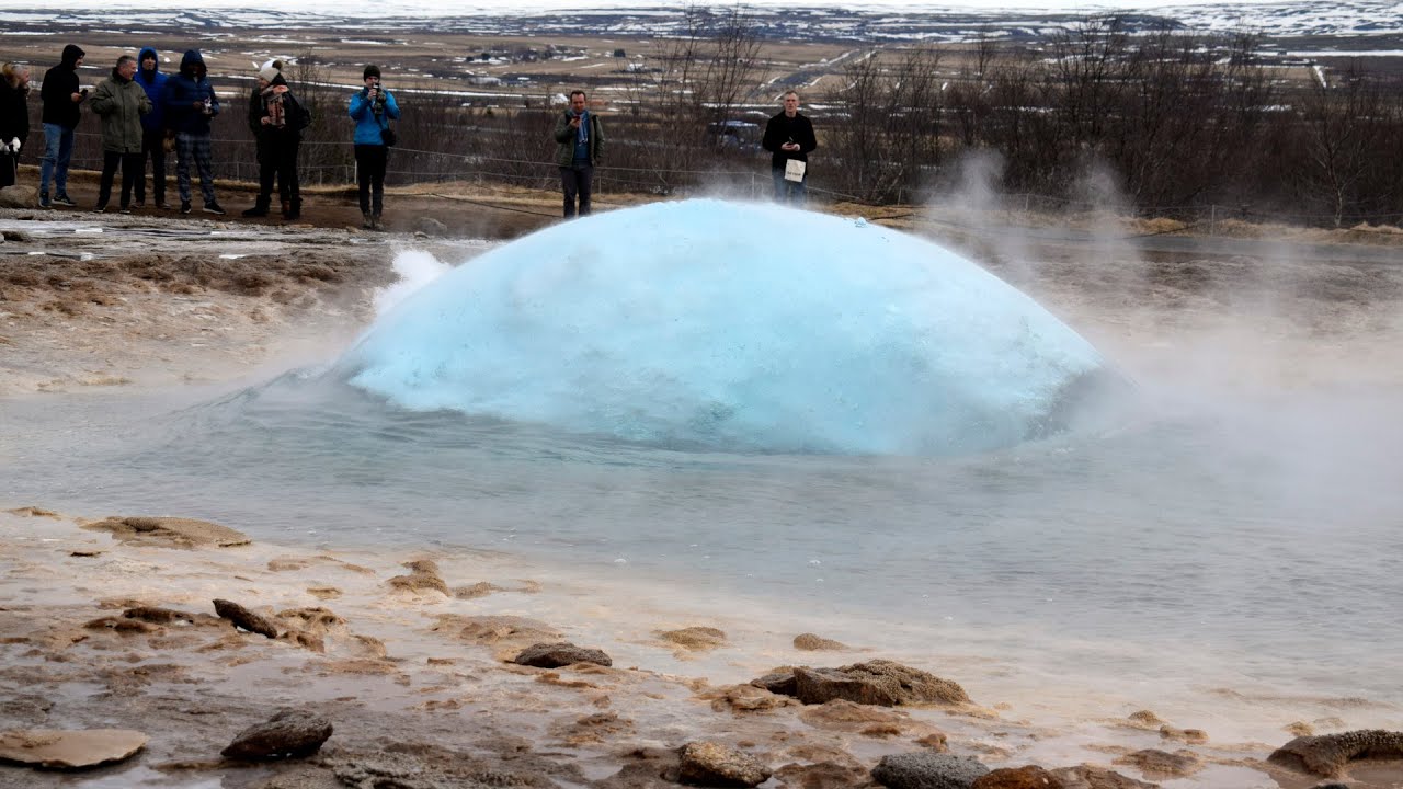 Tour du cercle d'or en Islande, sites de Þingvellir, Geysir, Kerið et Gullfoss.