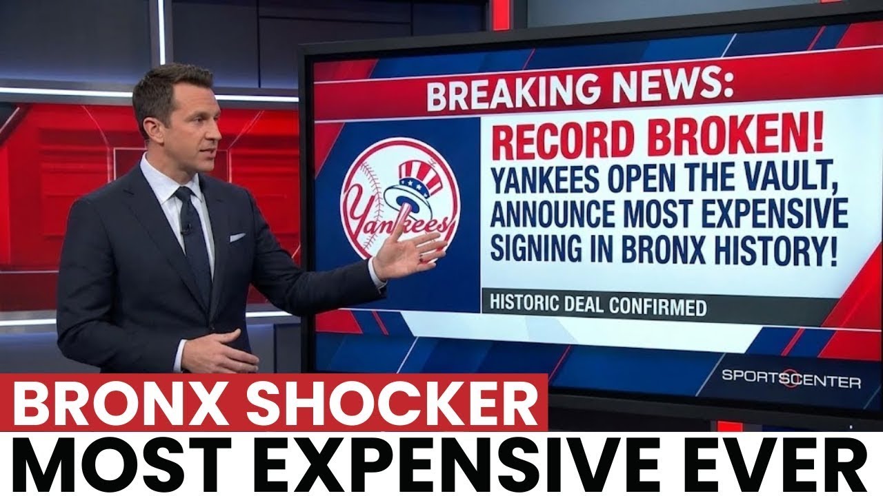 RECORD SMASHED: Yankees announce the BRONX’S COSTLIEST signing ever | Yankees News