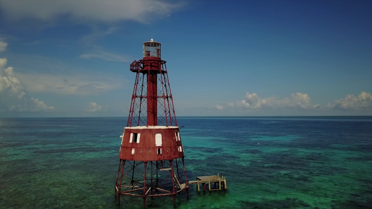 Carysfort Lighthouse, Florida Keys (4K)