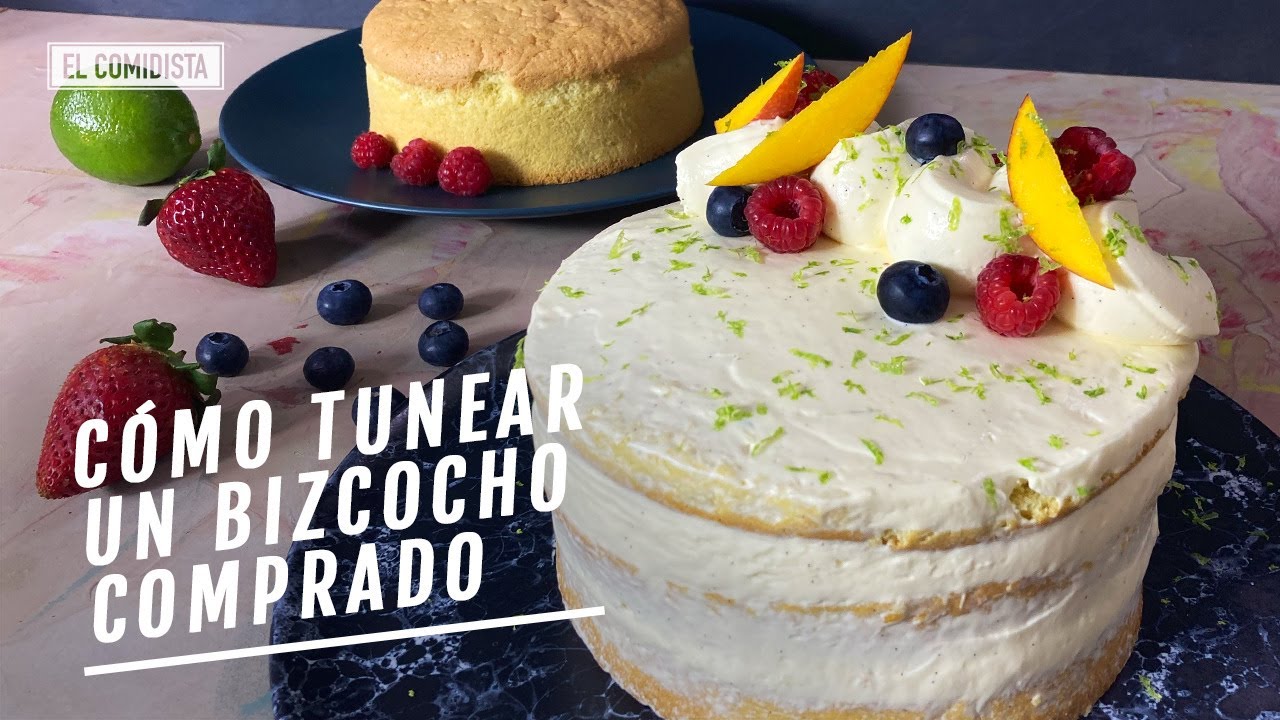 Cómo convertir un bizcocho comprado en una tarta | EL COMIDISTA