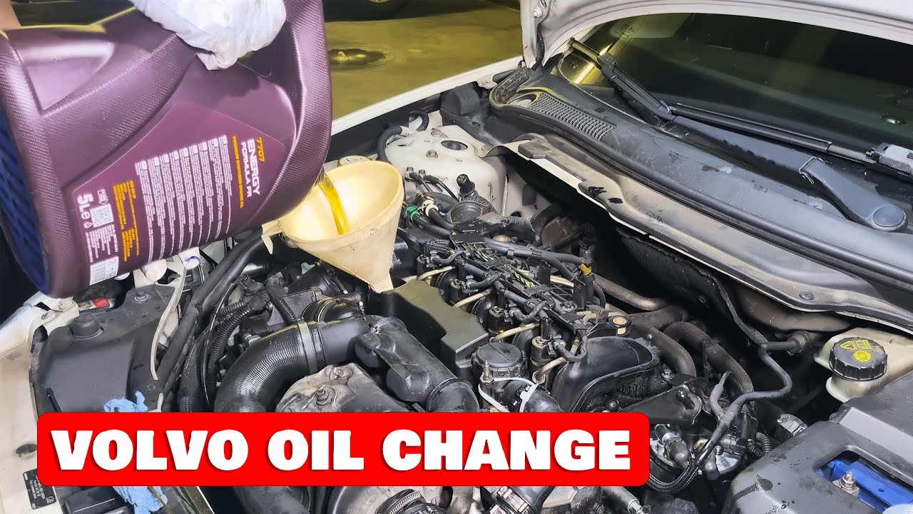 Oil Change On VOLVO S40