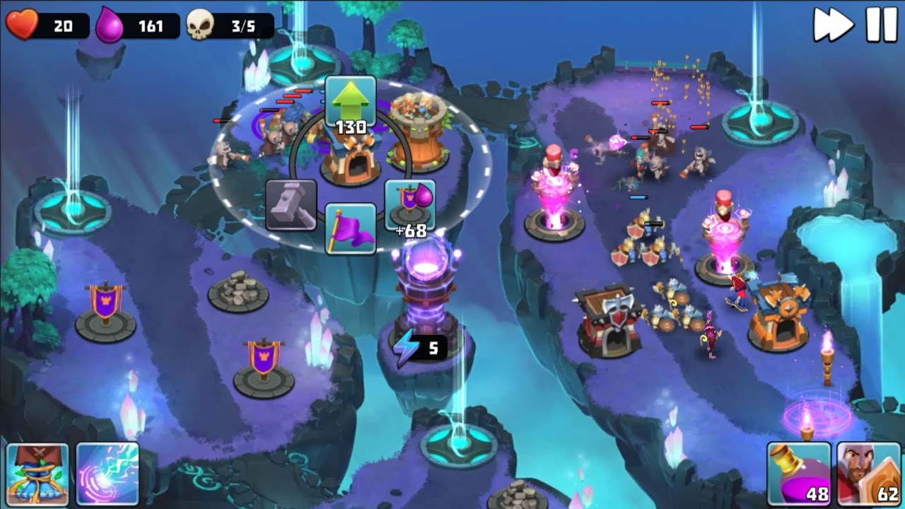 Castle Creeps TD - Chapter 24 Level 94 Dirty Rats 3 Stars (Without Sentinel)