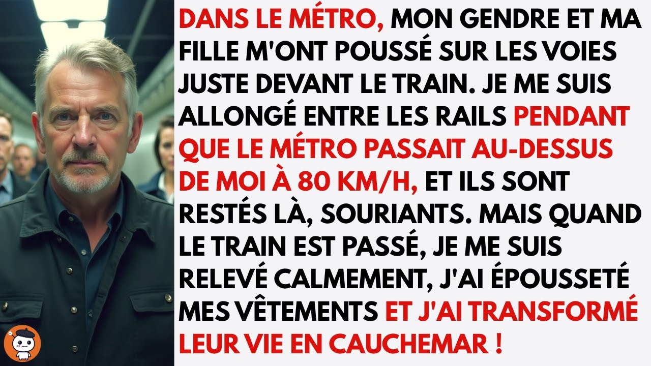 Ma belle-sœur m’a poussée sur les rails du métro… mais j’ai survécu et détruit sa vie.