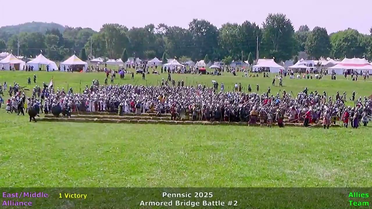 Armored Bridge Battle 2 - Pennsic 52 (2025)