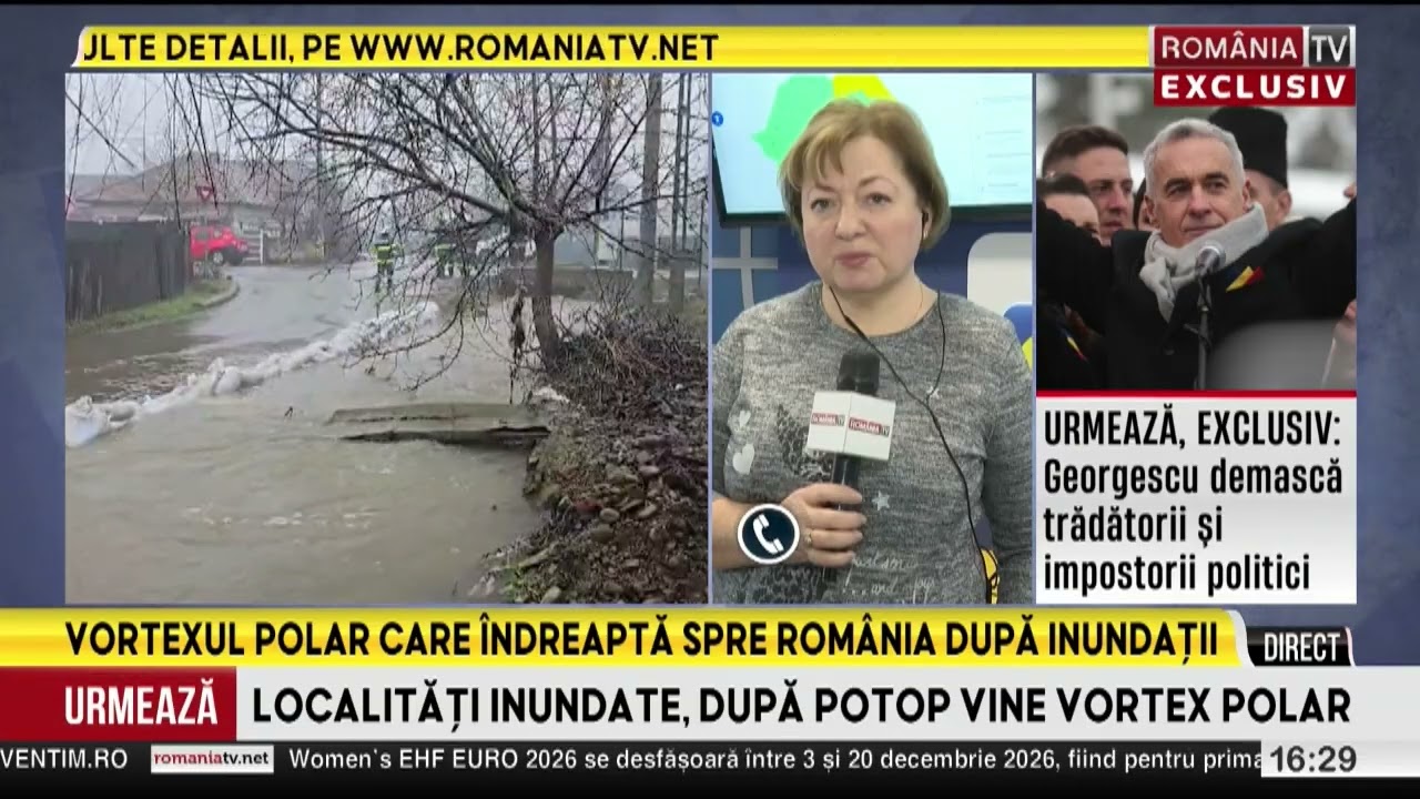 Vortexul polar care se îndreaptă spre România după inundații