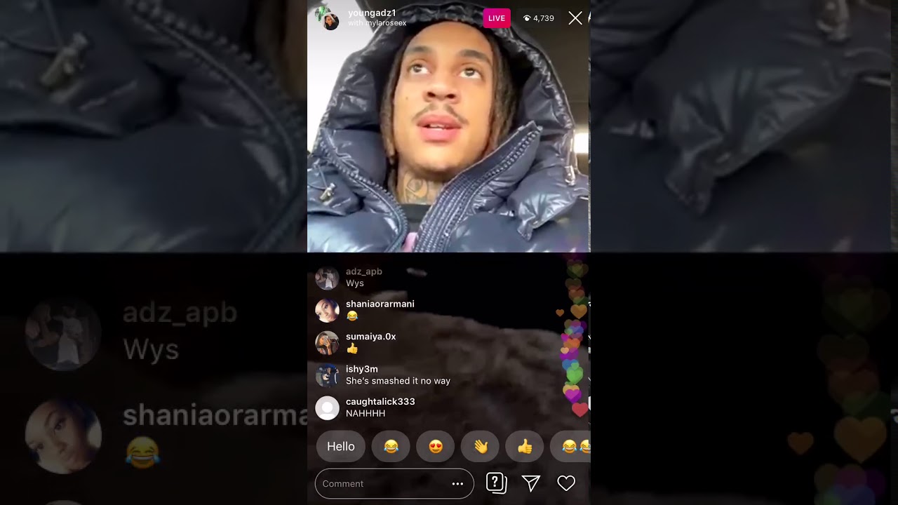 YOUNG ADZ MAKE’S A MOVE TO A 15yrs OLD GIRL ON LIVE🤭❌