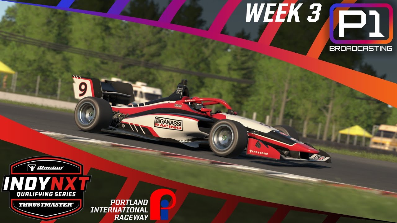 IndyCar NXT Thrustmaster Qual Series 2nd Split | PORTLAND | 2025 R3 | iRacing Broadcast