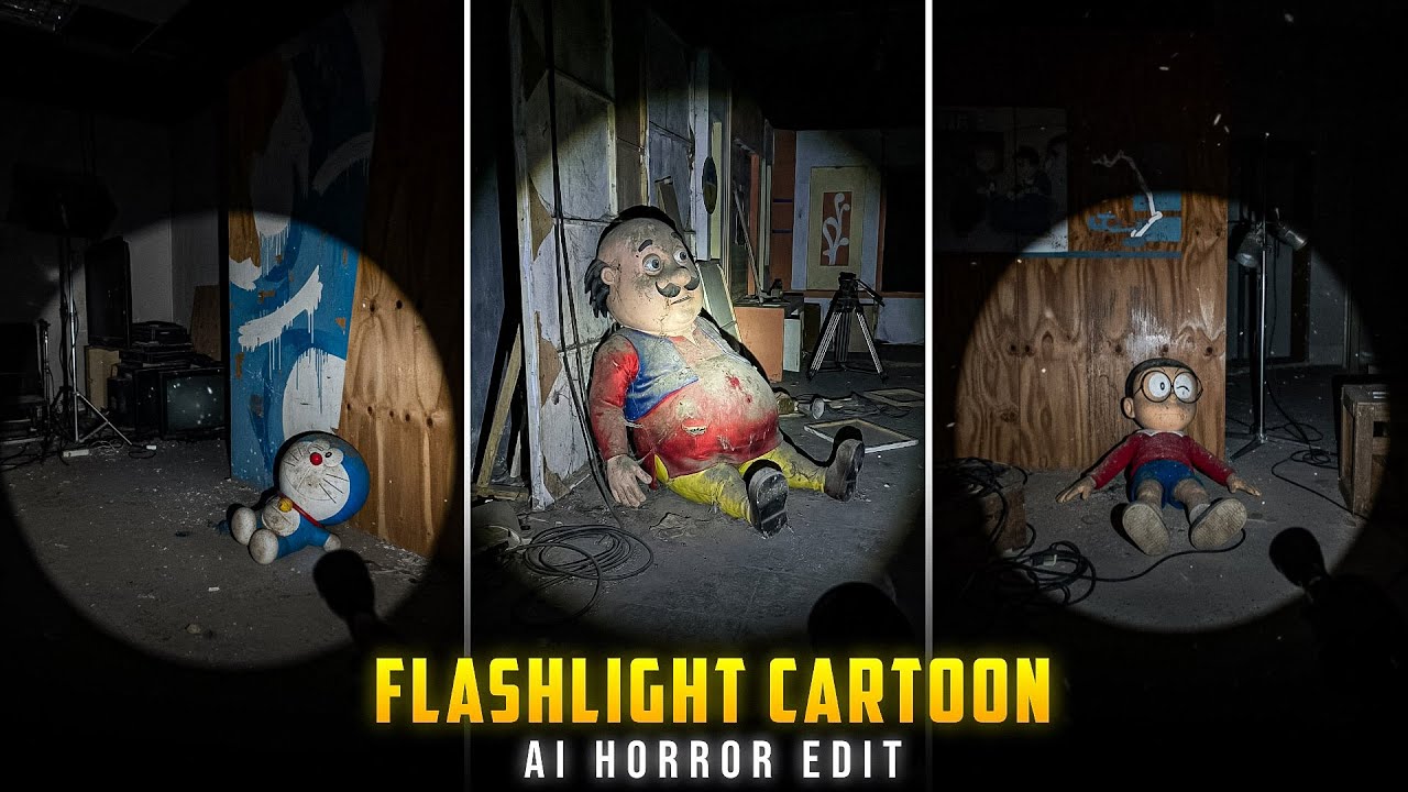 Old Characters Flashlight Ai Video Editing | Horror Torch Ai Video Editing Kaise Kare | Vi Editor