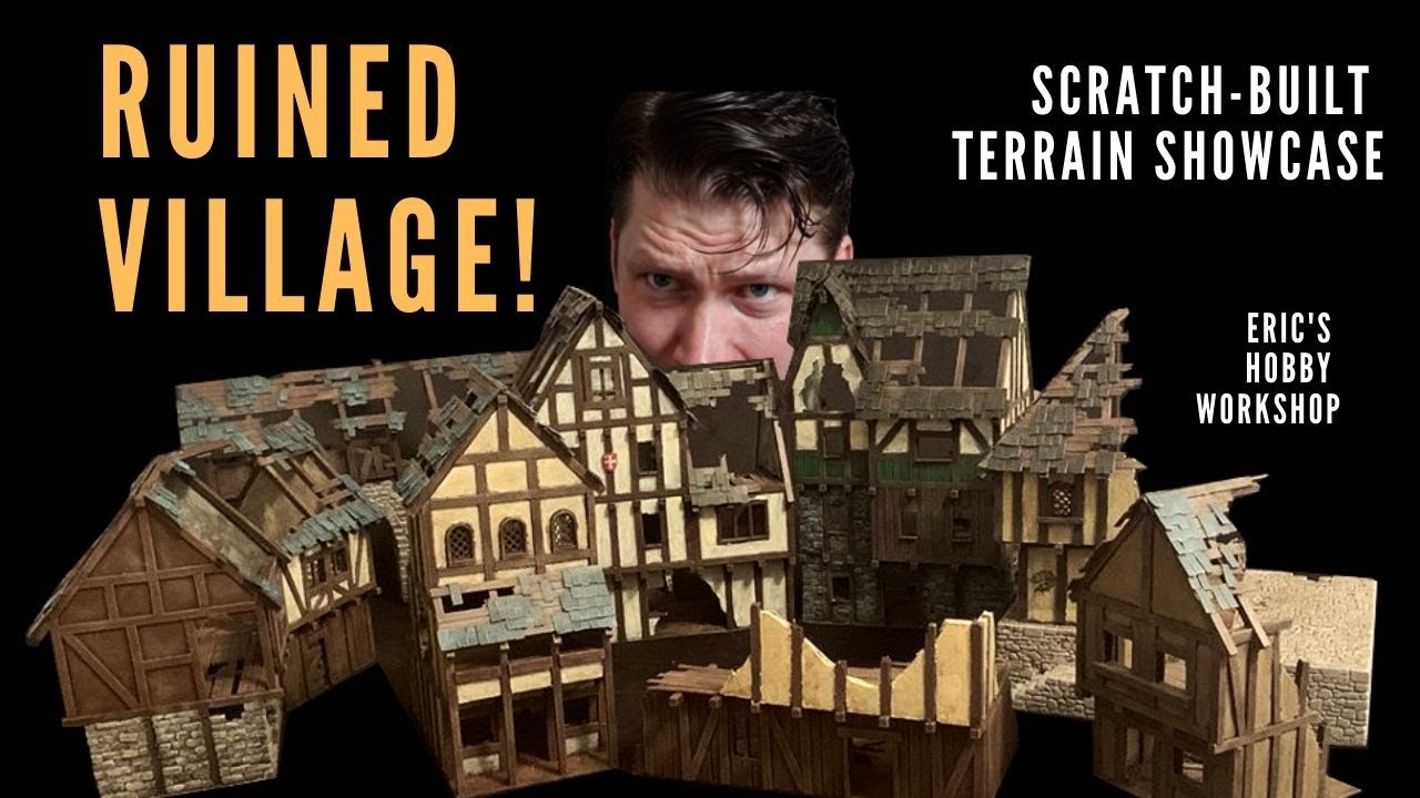 Ruined City Terrain Showcase -  Mordheim, Frostgrave, D&D, Warcry