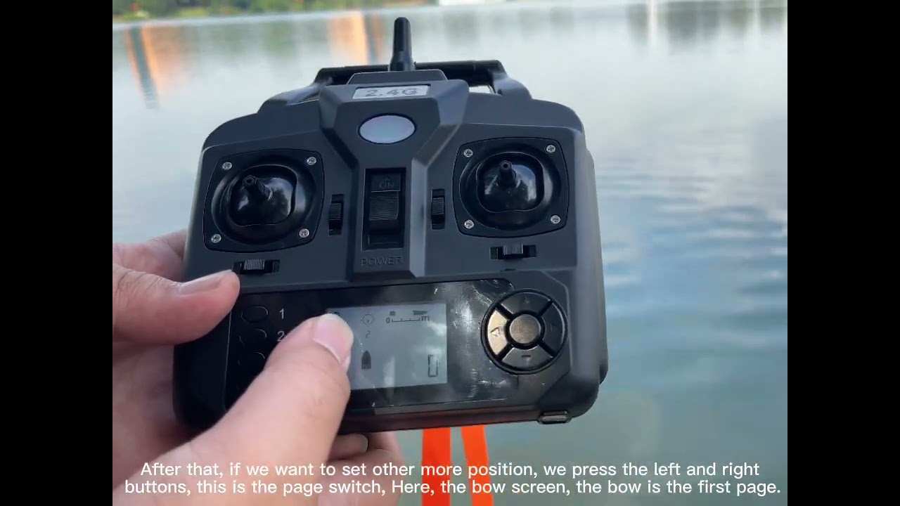The Video Instructions for the GPS Fishing Bait Boat with 16 Anchors
