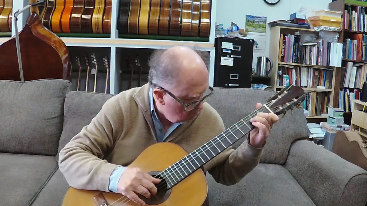 1934 Rodolfo Camacho Viera Classical Guitar Segovia Scales Bach Allemand 3rd Cello Ste Carcassi Sor