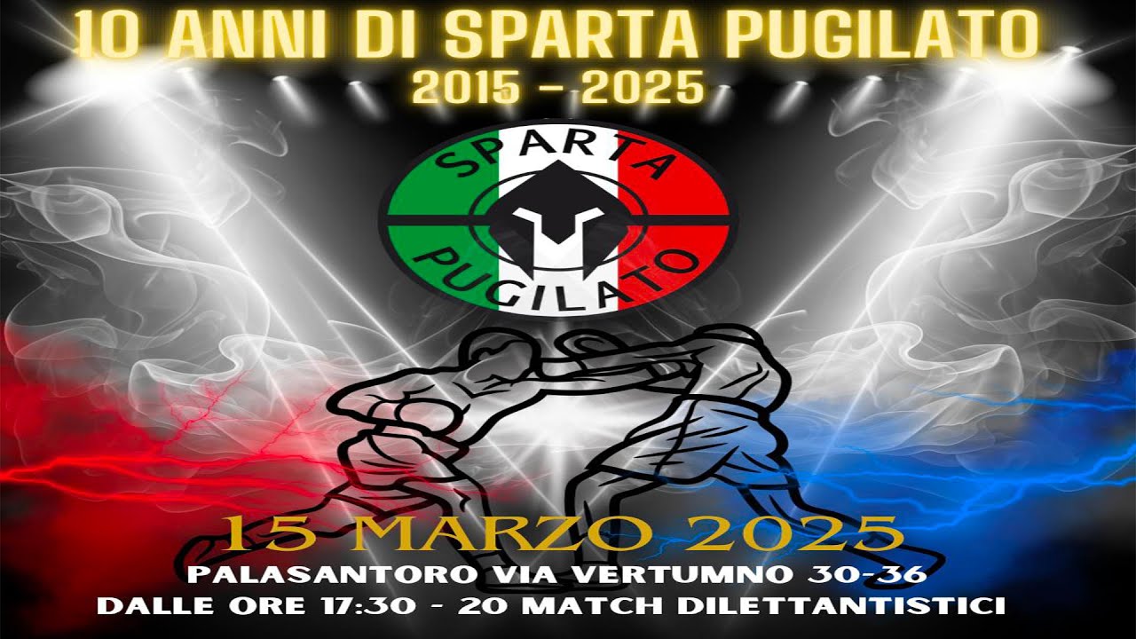 10 ANNI DI SPARTA DI PUGILATO