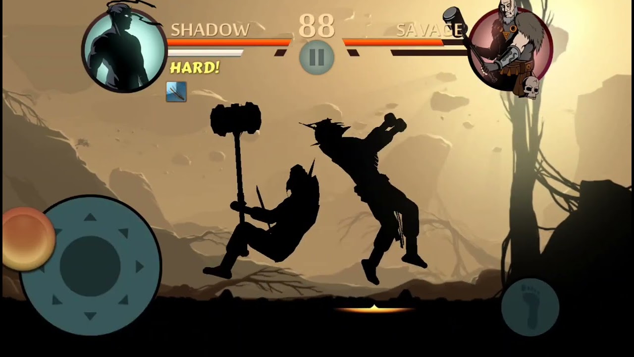 Shadow Fight 2:Interlude |Act 6 Iron Reign |Challenge Stage 1 |Kicks Only, Brutal Style |Gameplay