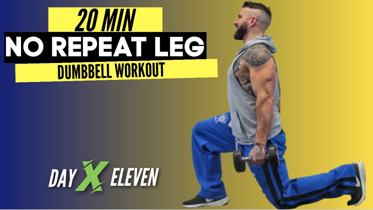 20 Min No Repeat Dumbbell Leg Workout | Day 11 | Xpress Bootcamp