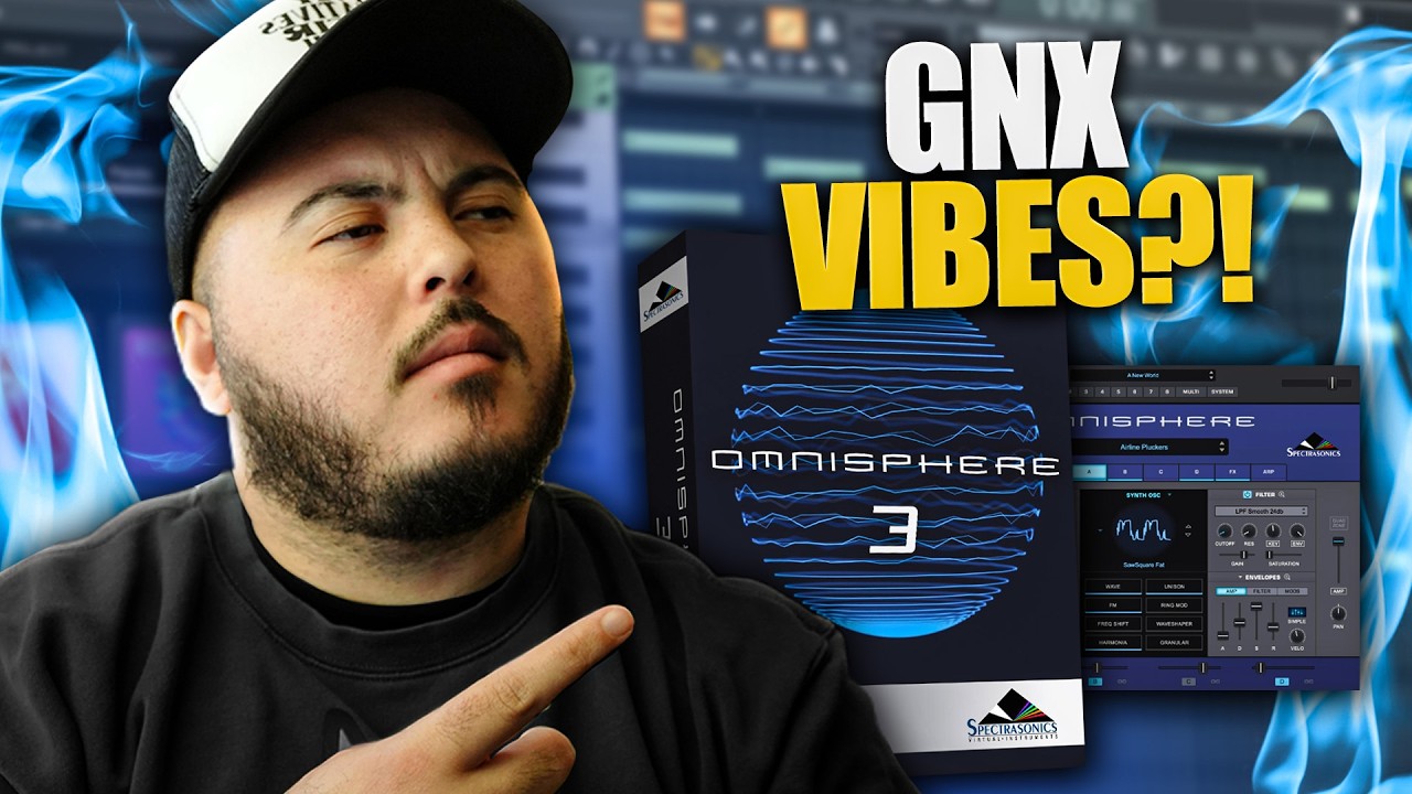 Я использовал OMNISPHERE 3, чтобы создать самый сложный бит в стиле GNX