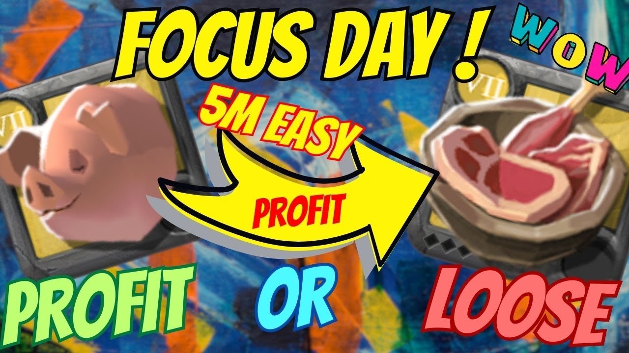 Focus Day: Risk it for the Profit or Lose | Butchering PIG #7| Albion Online