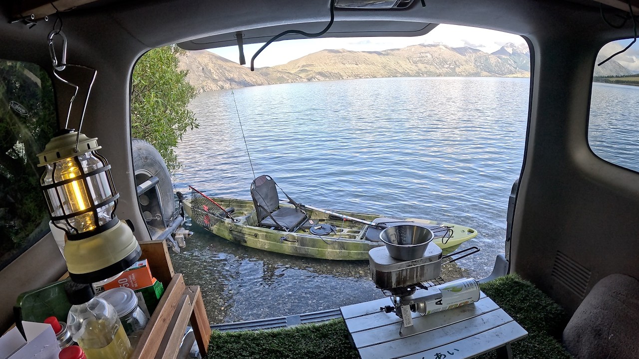 Over Night Camping, Fishing and cooking from My Truck