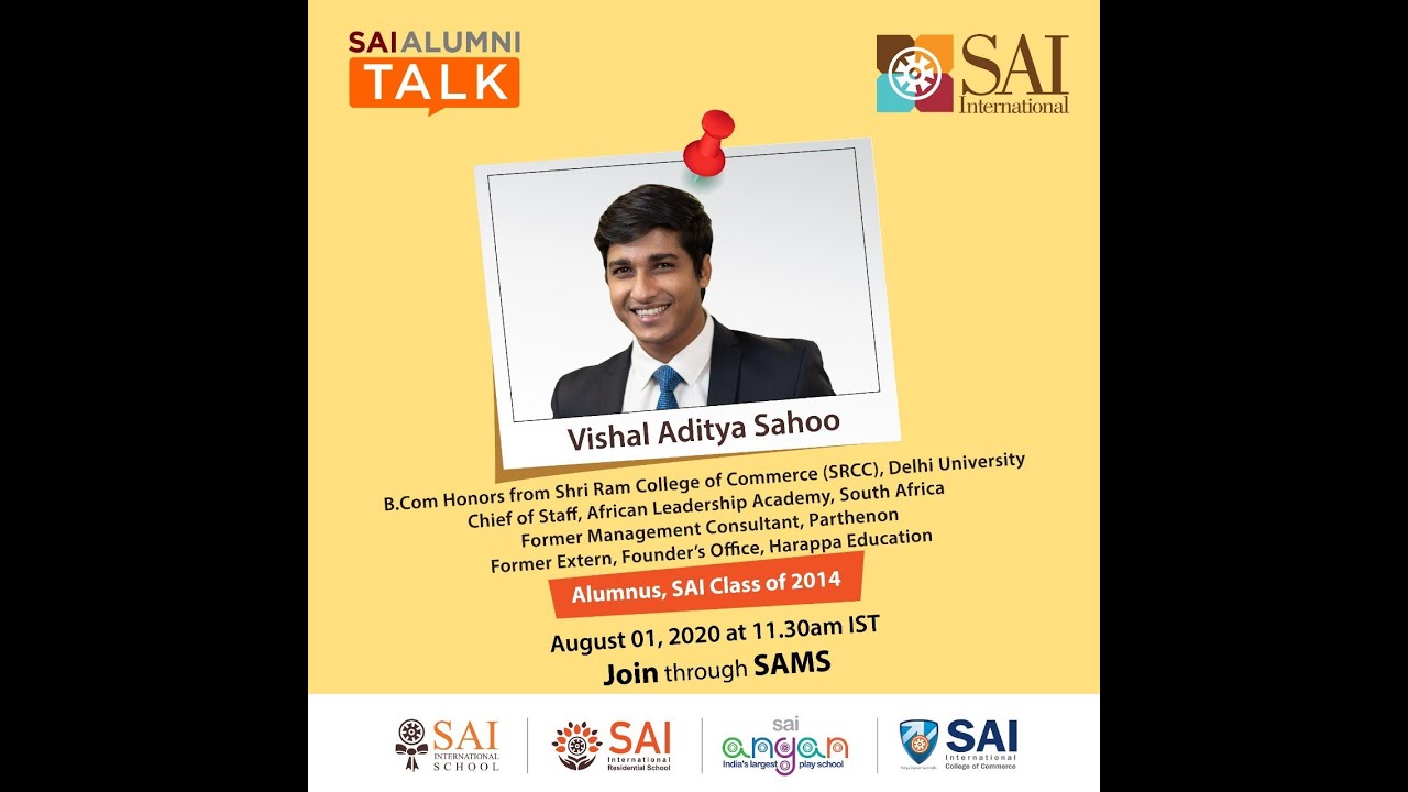 Glimpses of the Journey of Vishal Aditya Sahoo @ SAI International
