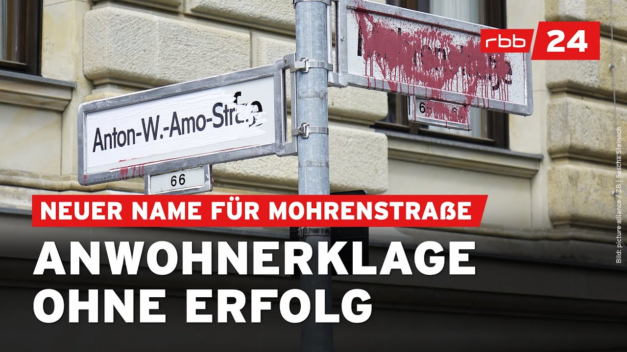 Nach jahrelangem Rechtsstreit: Mohrenstraße kann umbenannt werden