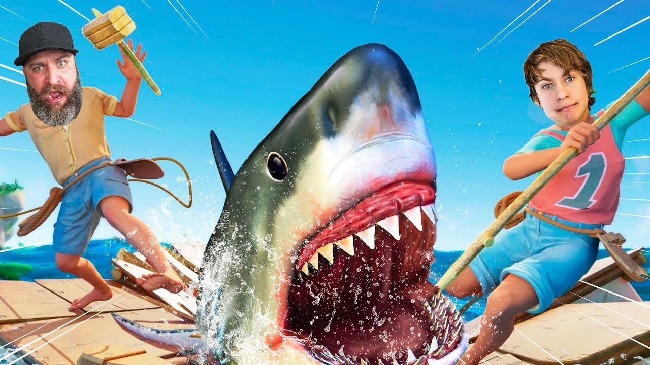 RAFT - Will We Survive A Shark Attack!