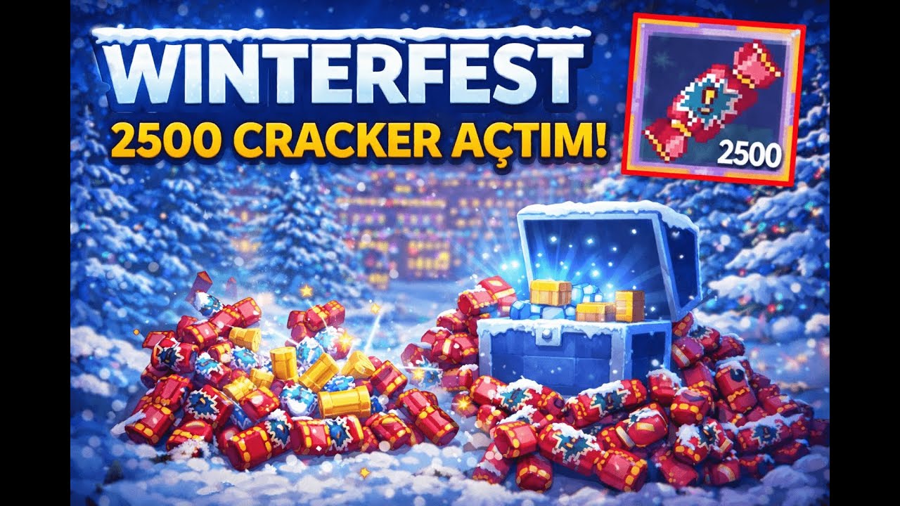 WİNTER FEST 2500 CRACKER AÇTIM