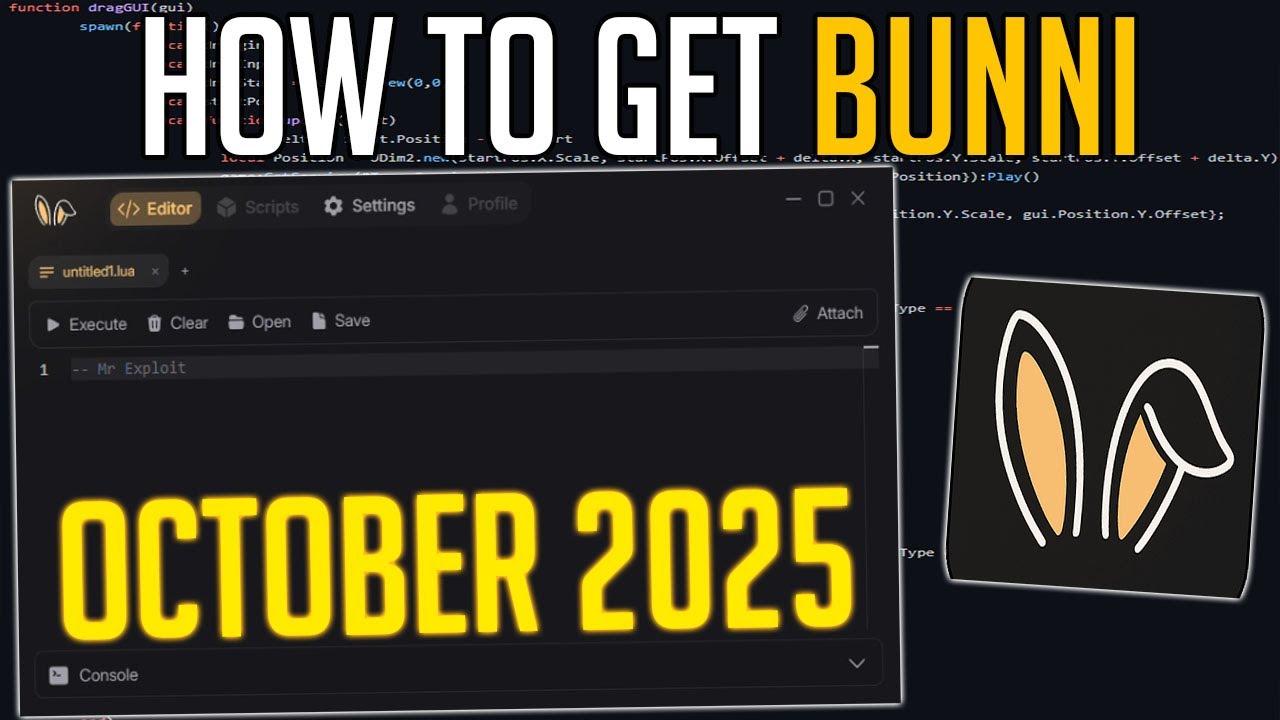 BUNNI ROBLOX EXPLOIT/EXECUTOR | HOW TO DOWNLOAD, INSTALL & EXECUTE SCRIPTS ON ROBLOX OCTOBER 2025!